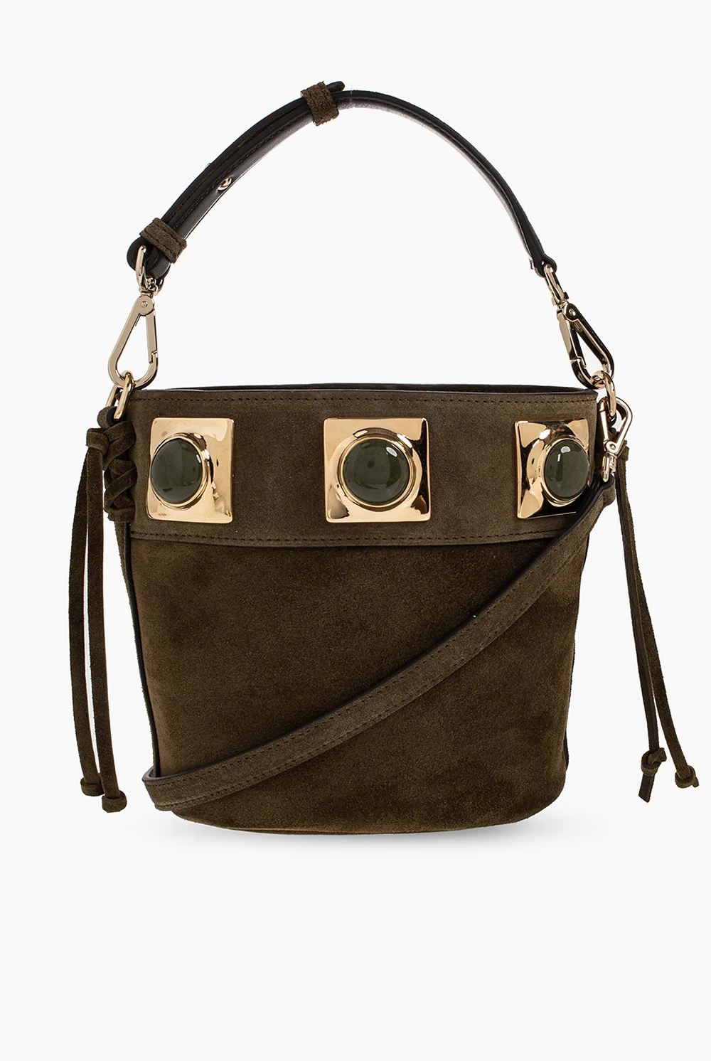 Suede bag ‘Crown Me’ collection