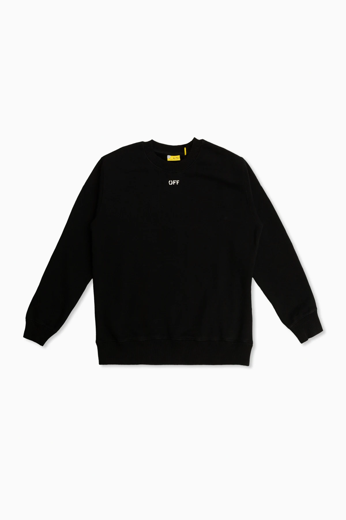 BLACK Sweatshirt with printed logo