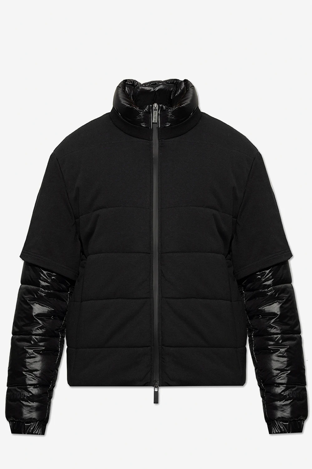 Jacket with stand collar