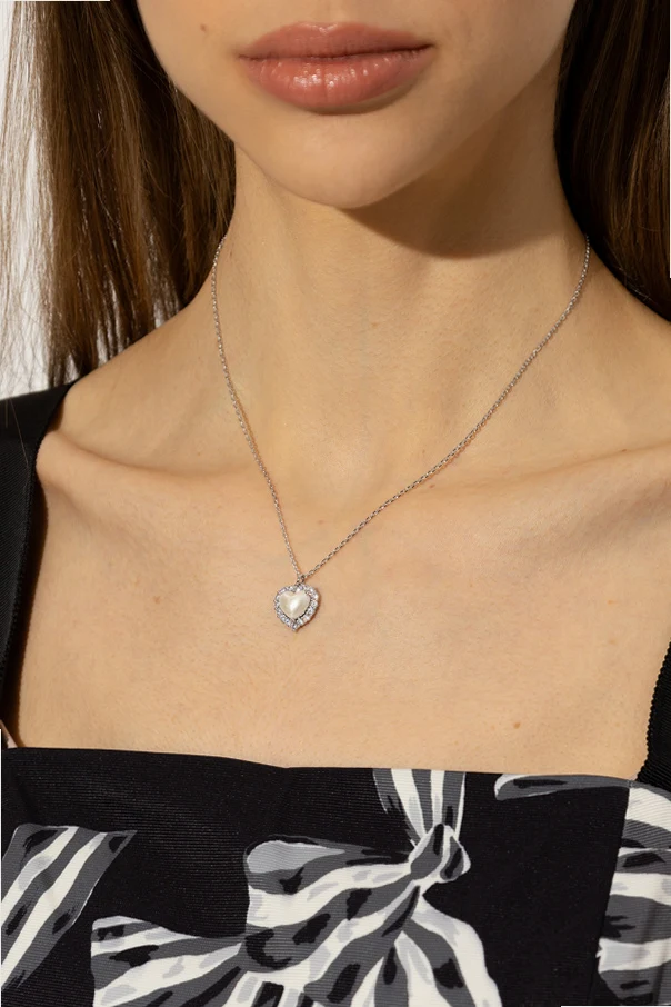 Necklace with heart-shaped charm