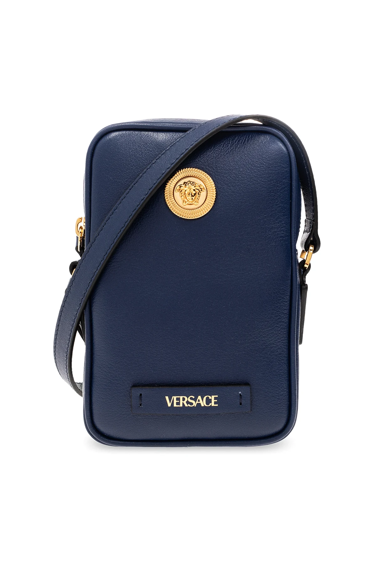 Strapped phone holder