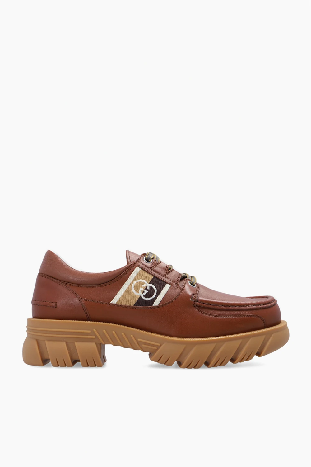 Sznurowane buty z logo