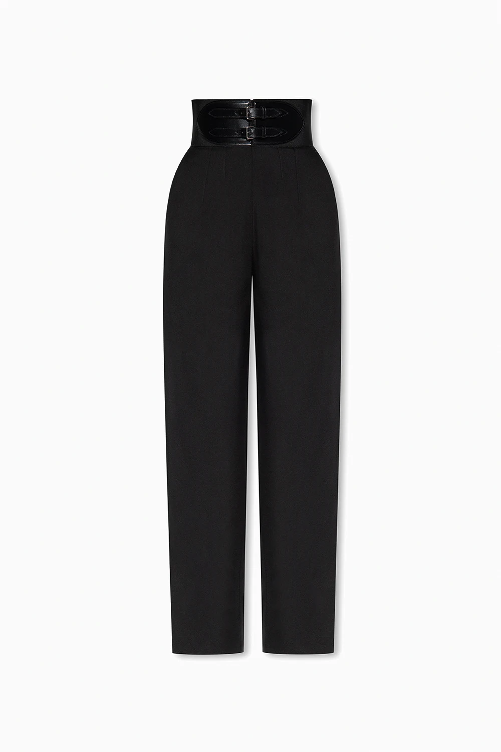 High-waisted trousers