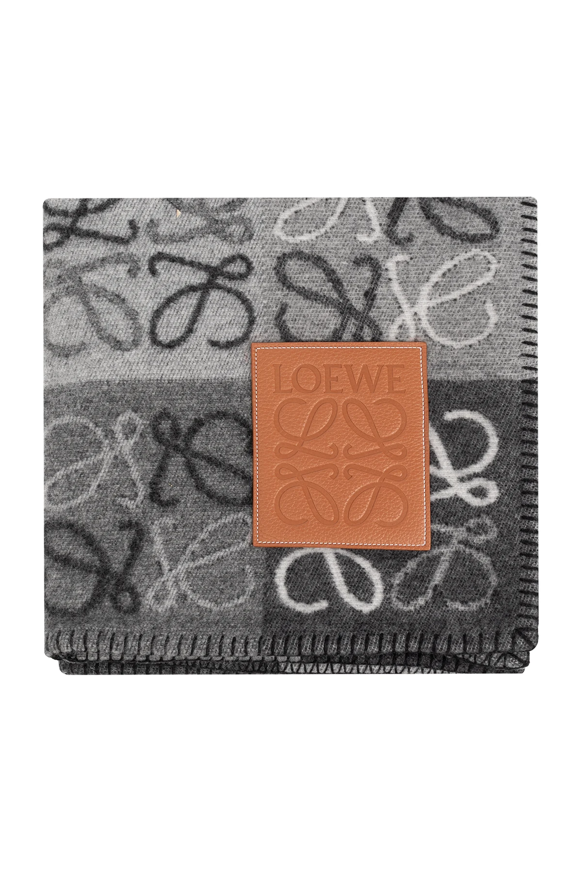 Wełniany koc z logo