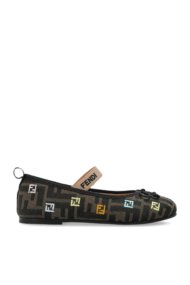 BRAUN Ballerinas mit Monogramm