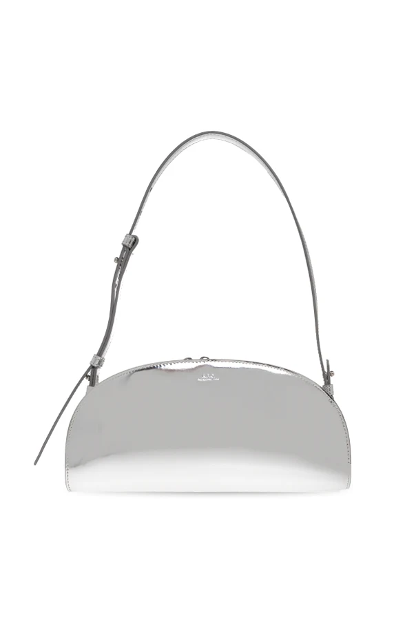 SILBER Schultertasche ‘Demi Lune’