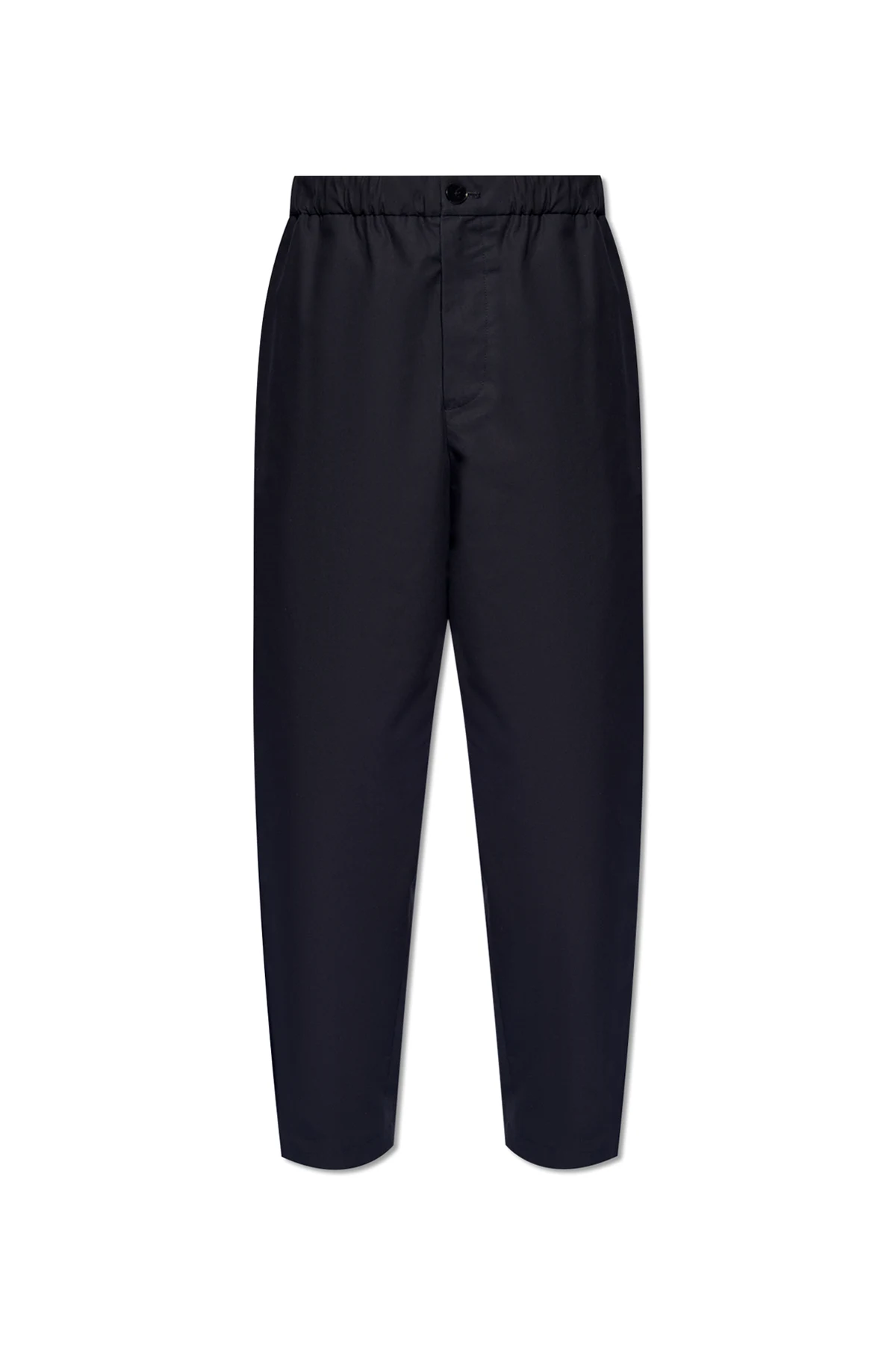NAVY BLUE Cotton trousers