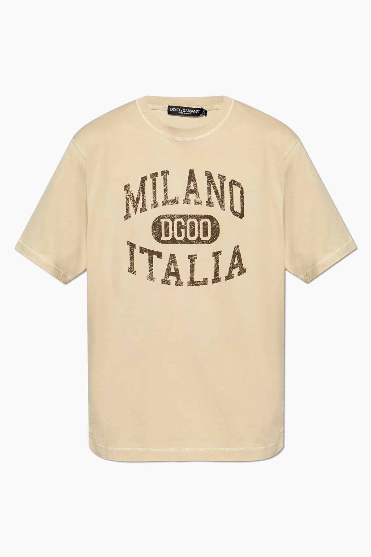 beige Printed T-shirt
