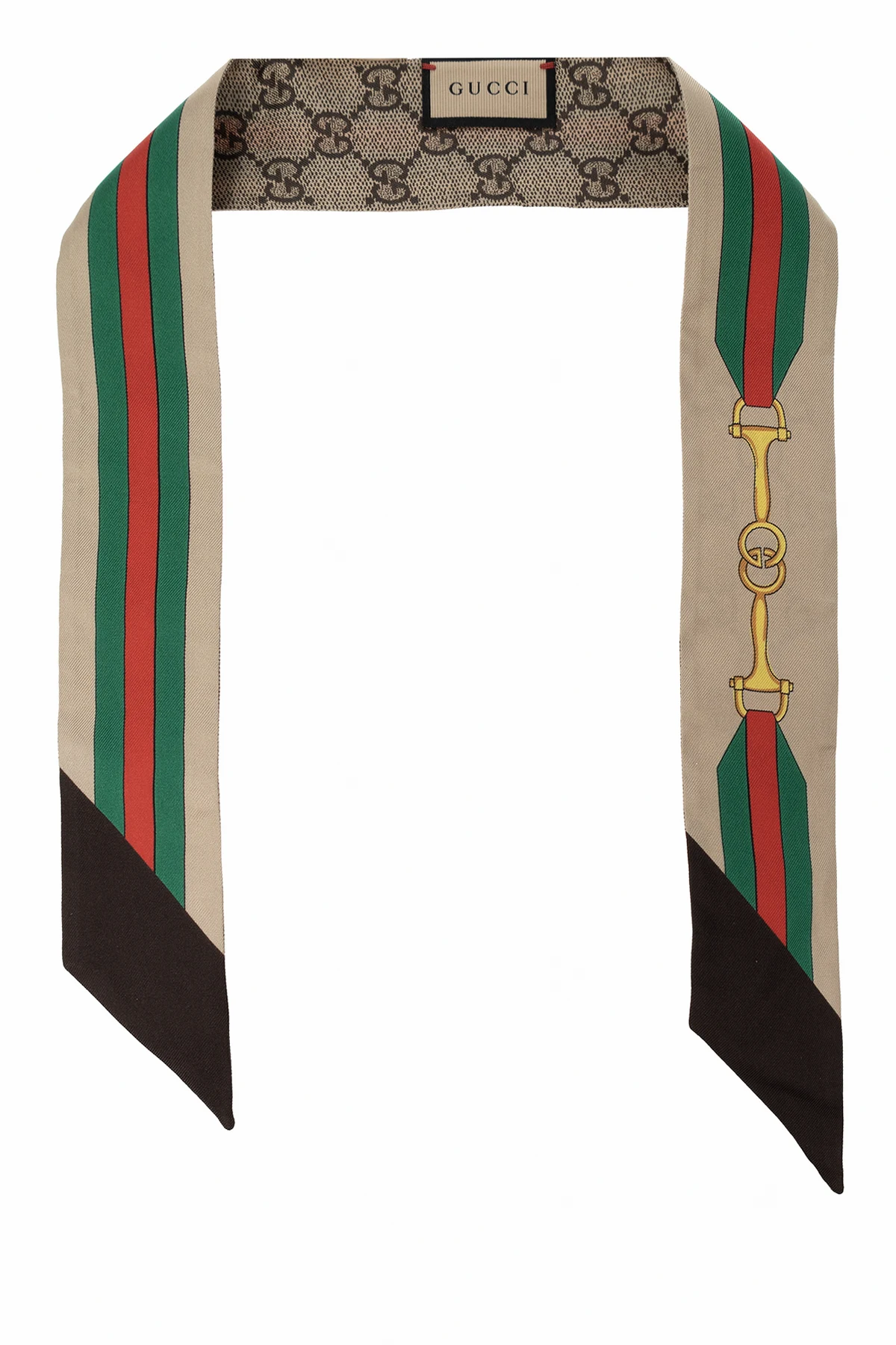 Silk neckerchief with logo