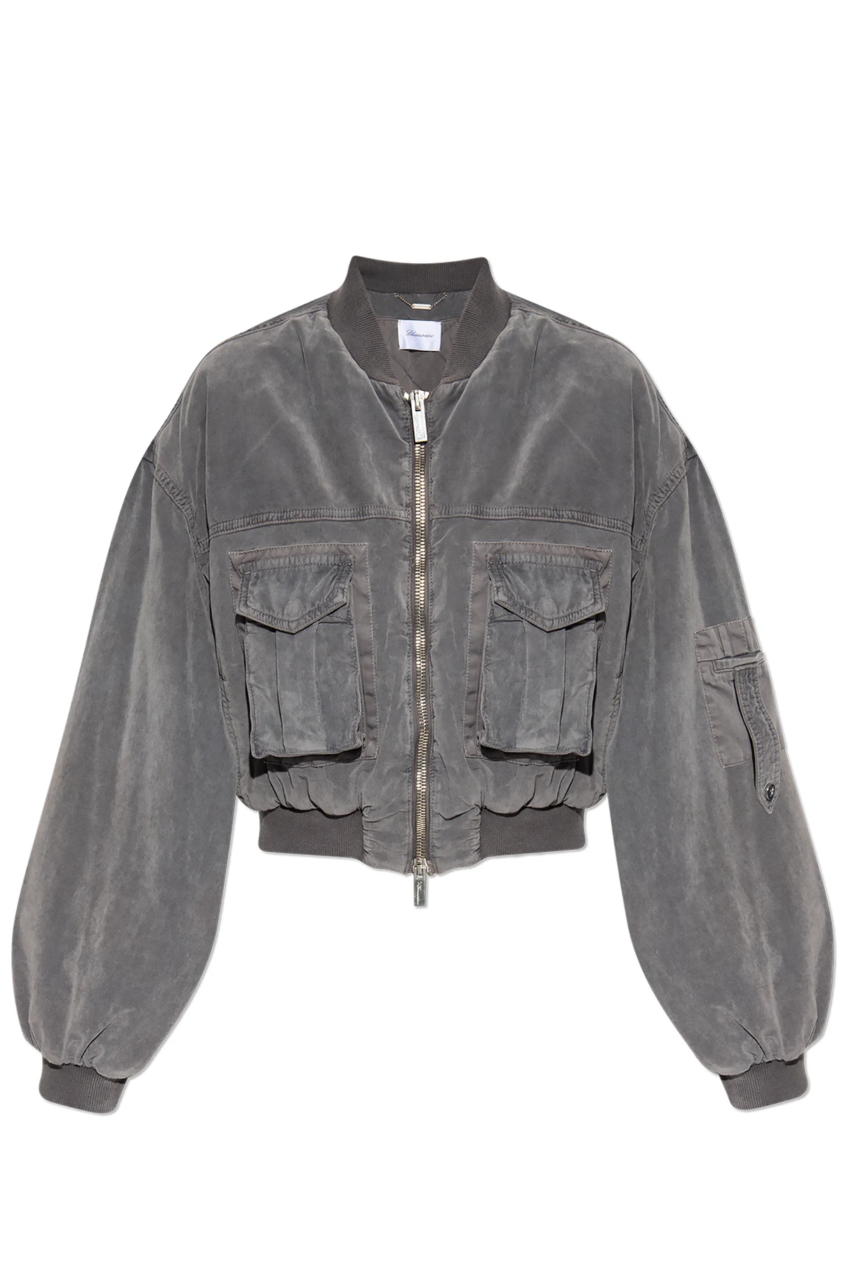 Short bomber jacket