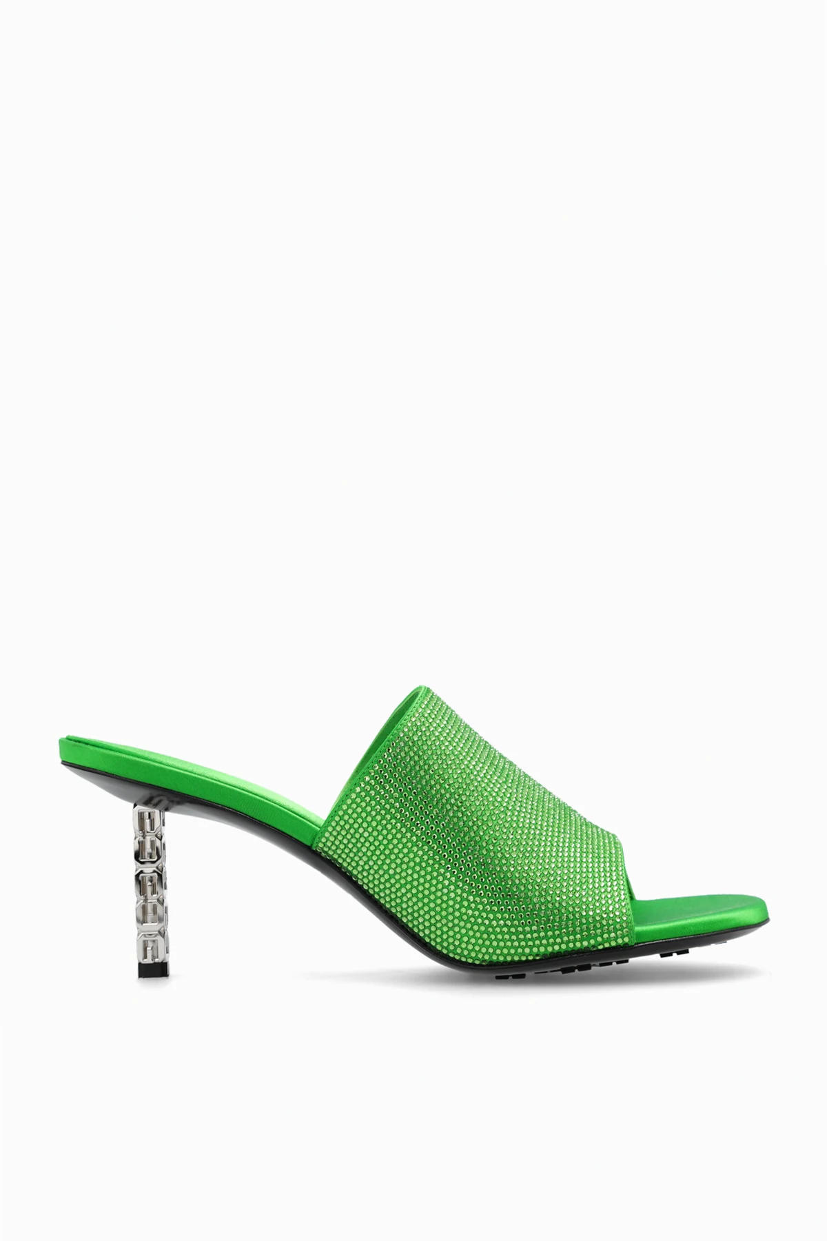 ‘G Cube’ heeled mules