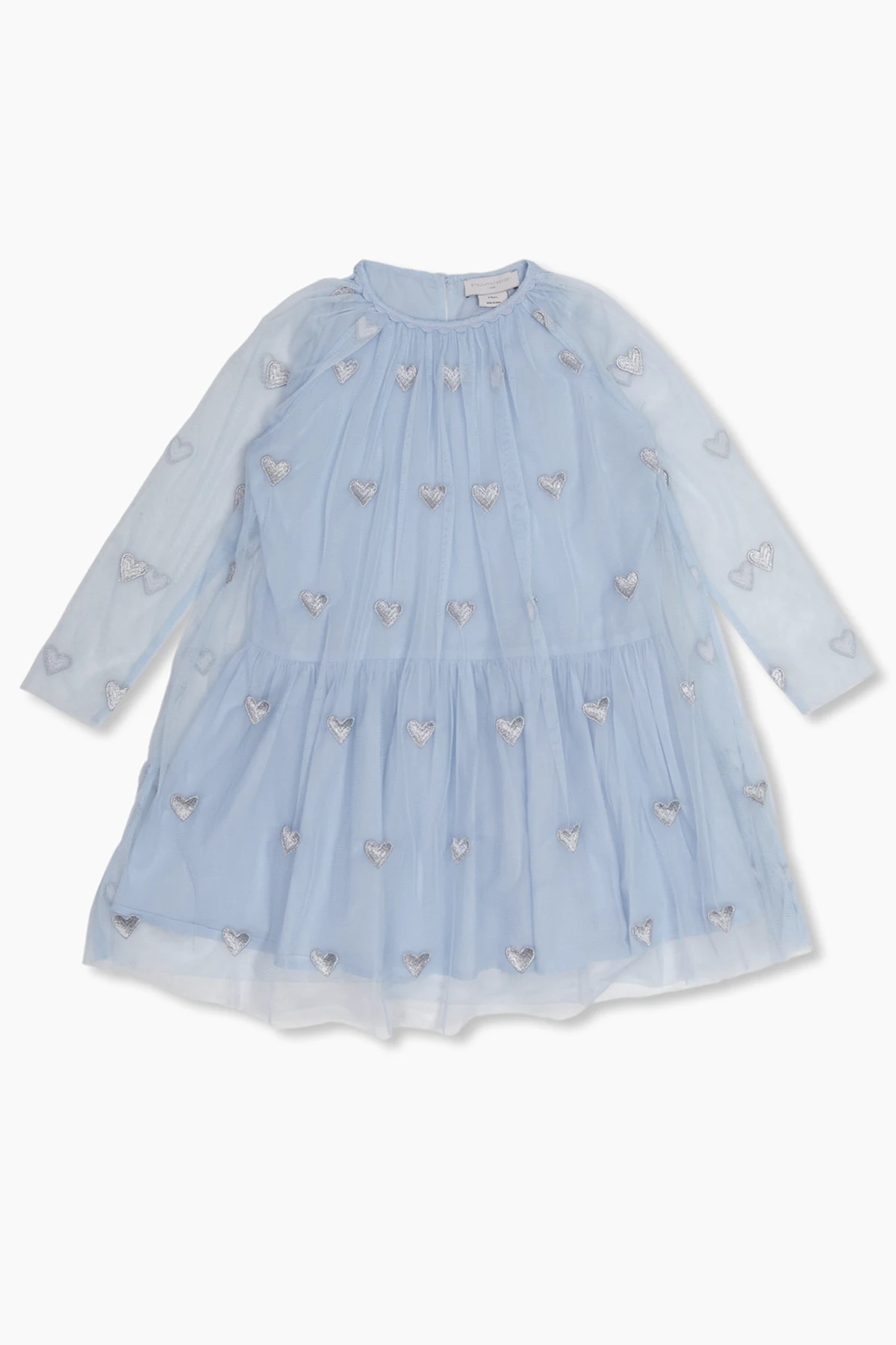 Dress with heart motif