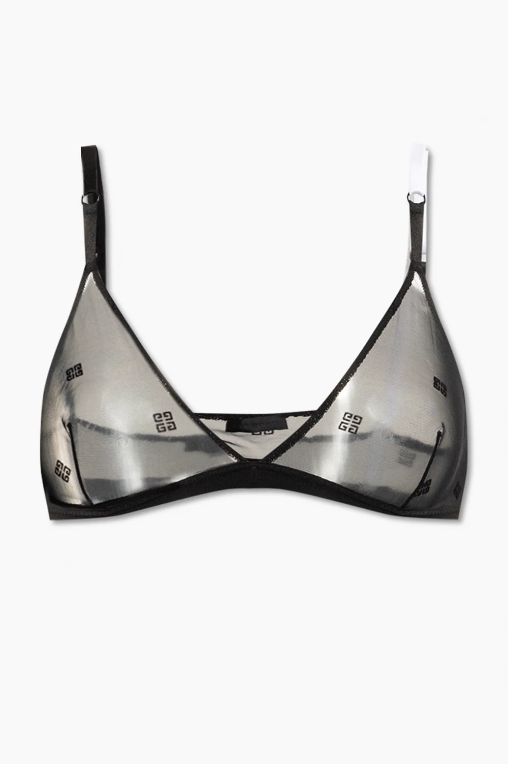 Transparentny biustonosz