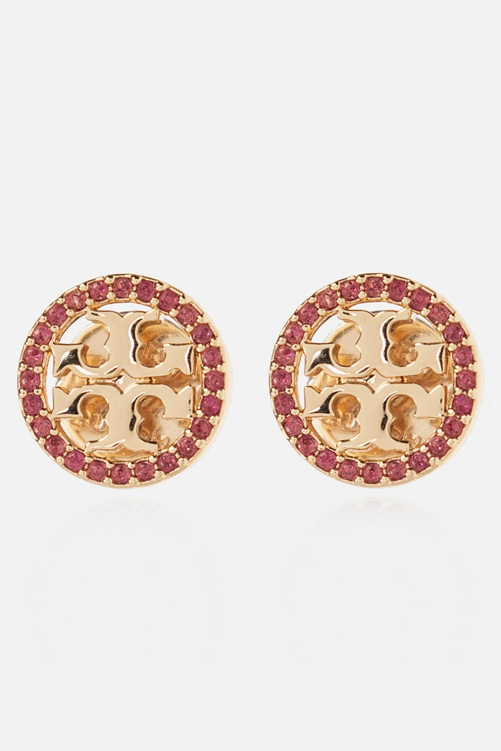 ‘Miller’ hoop earrings with logo