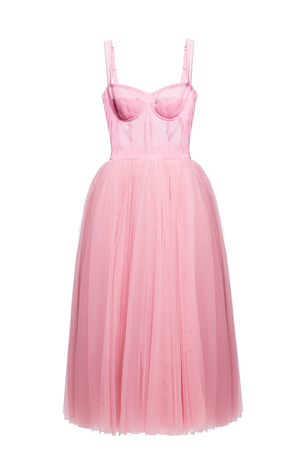 Tulle dress with corset