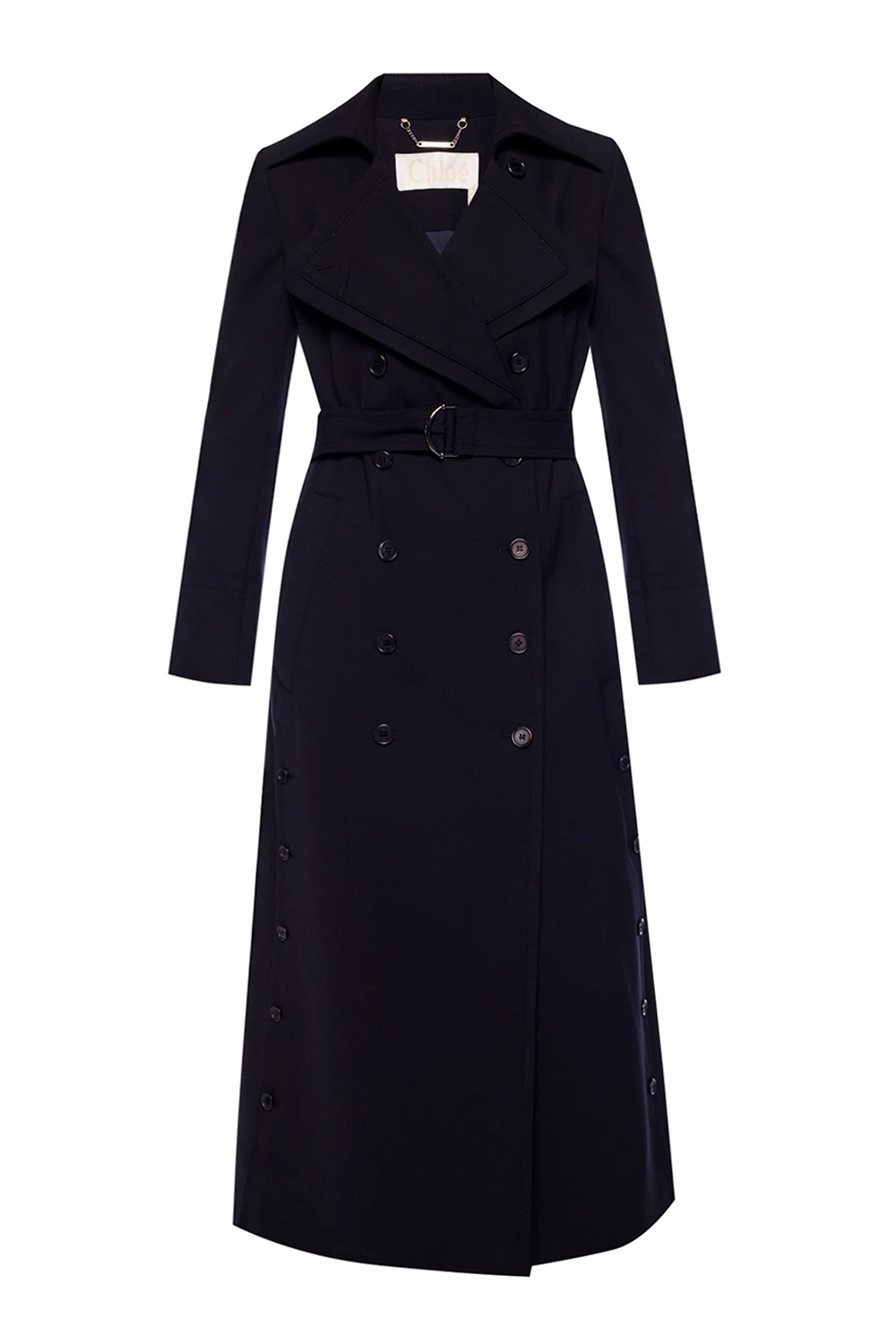 Coat with notched lapels