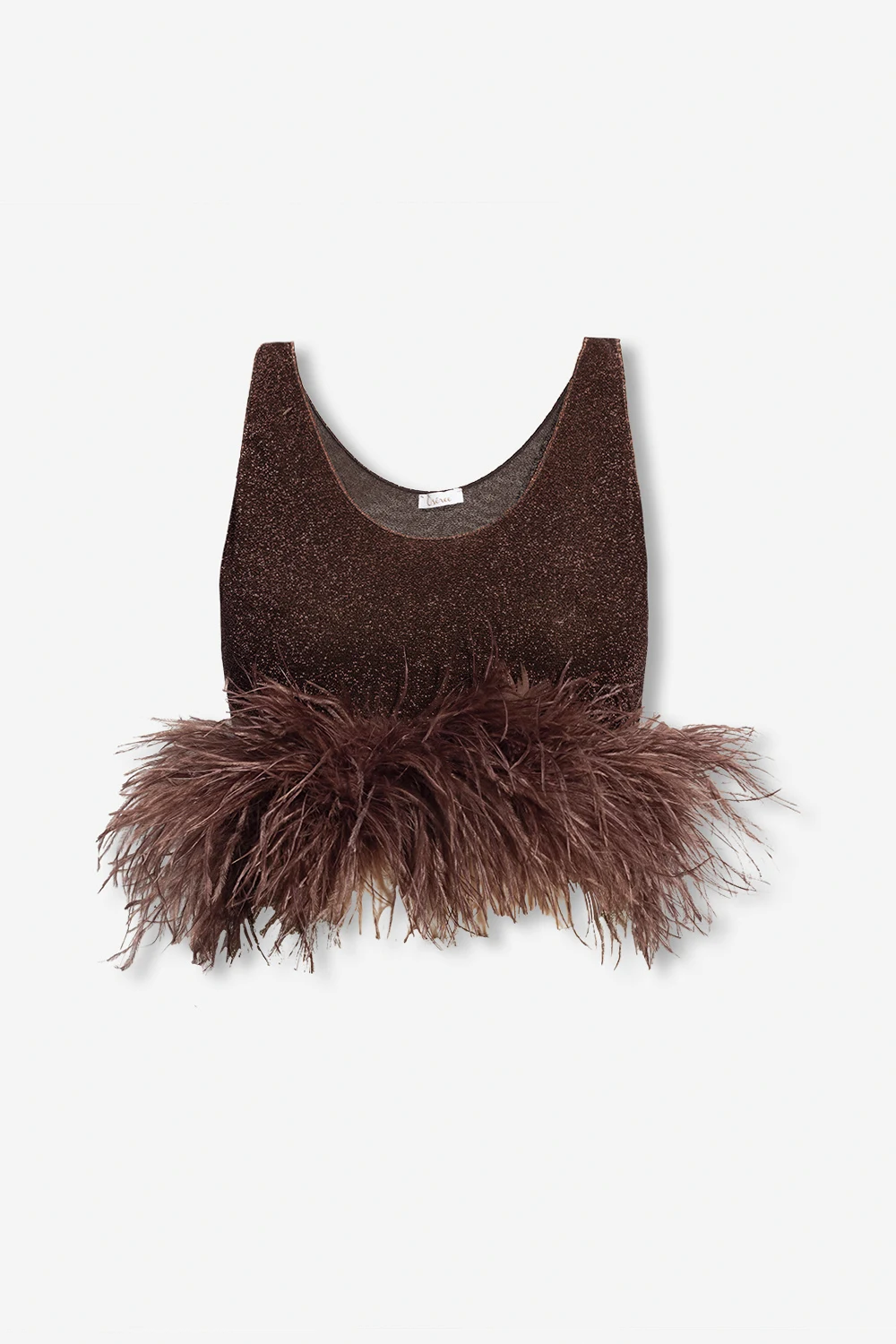 Top with lurex finish