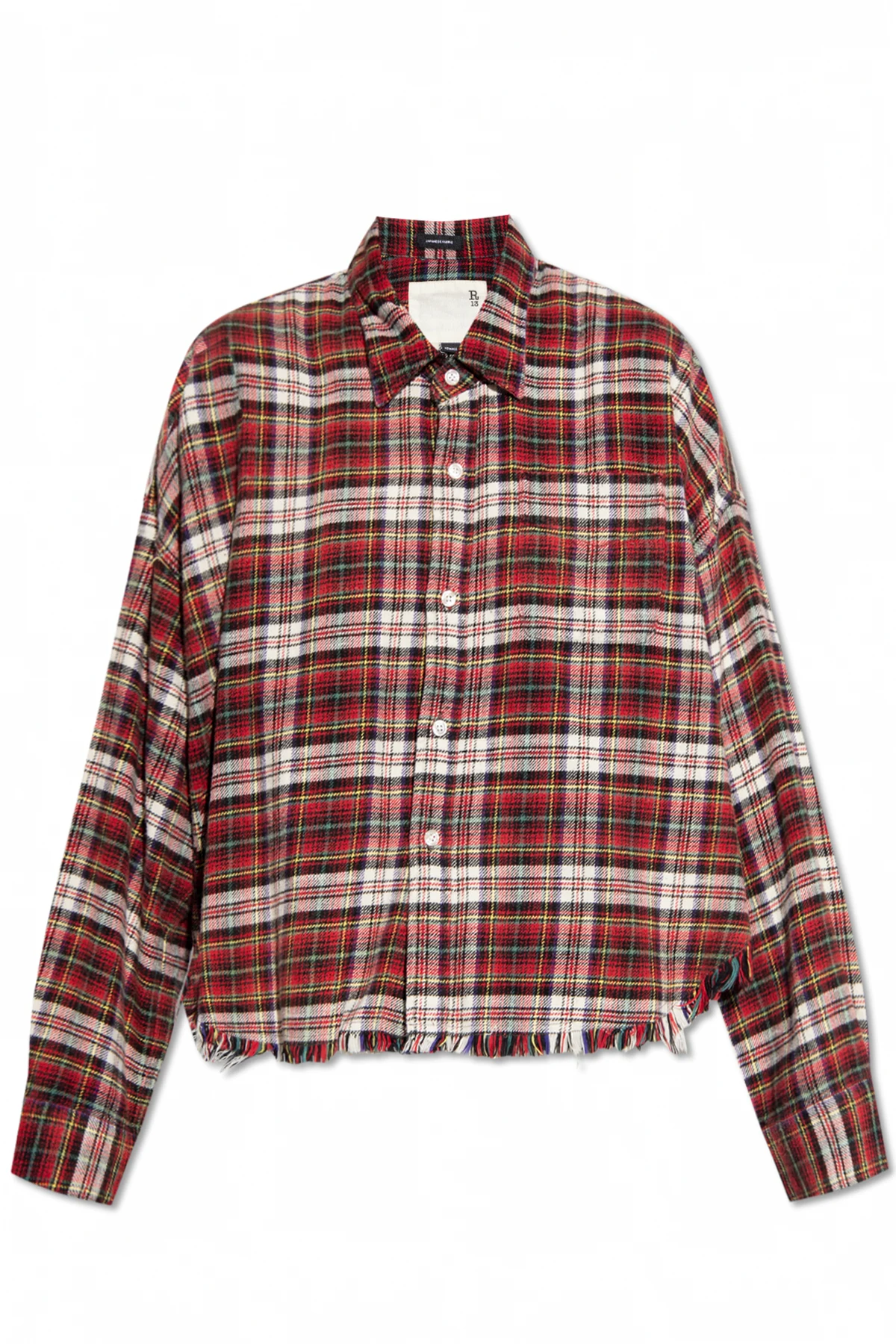 Shirt with check pattern