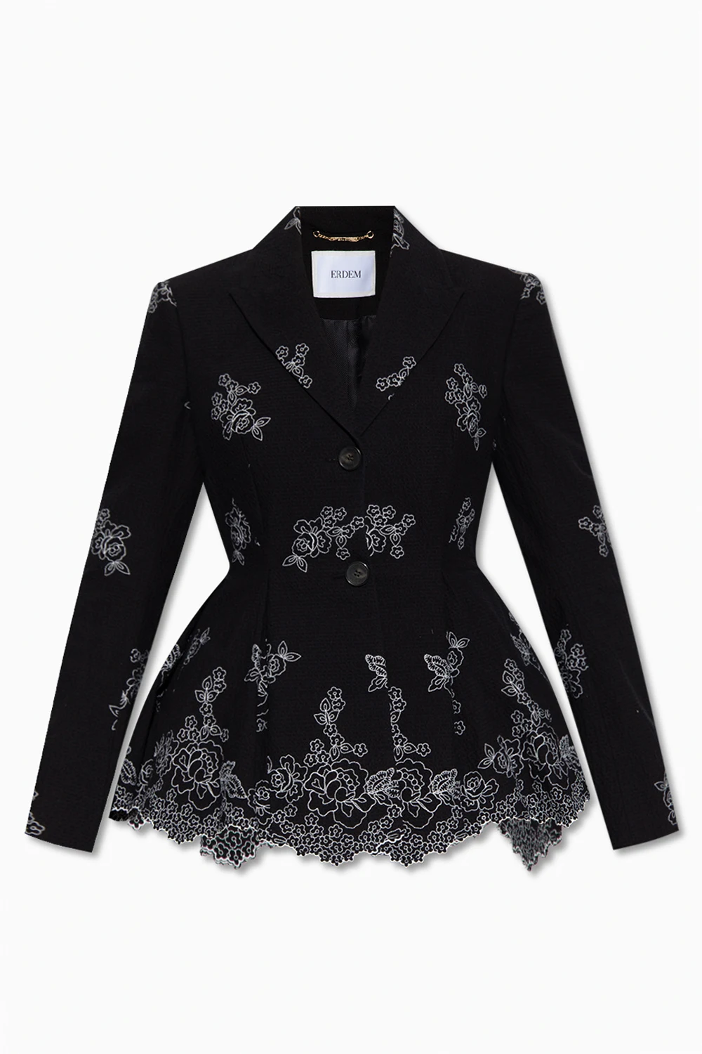 ‘Marlene’ blazer with floral motif