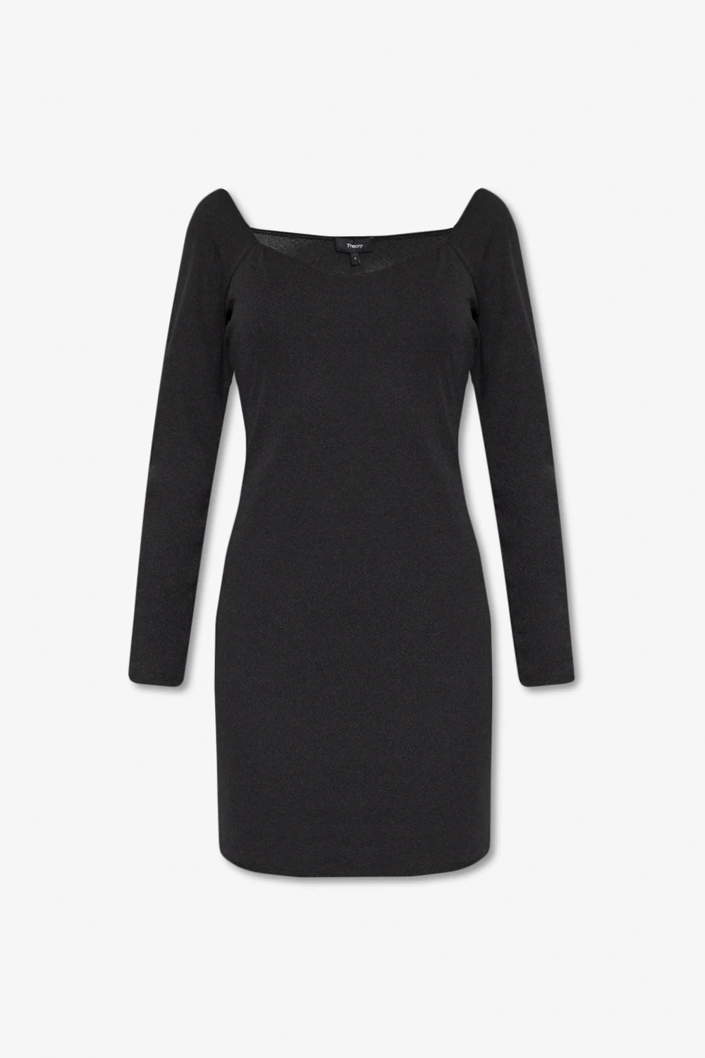 Dress with boat neck