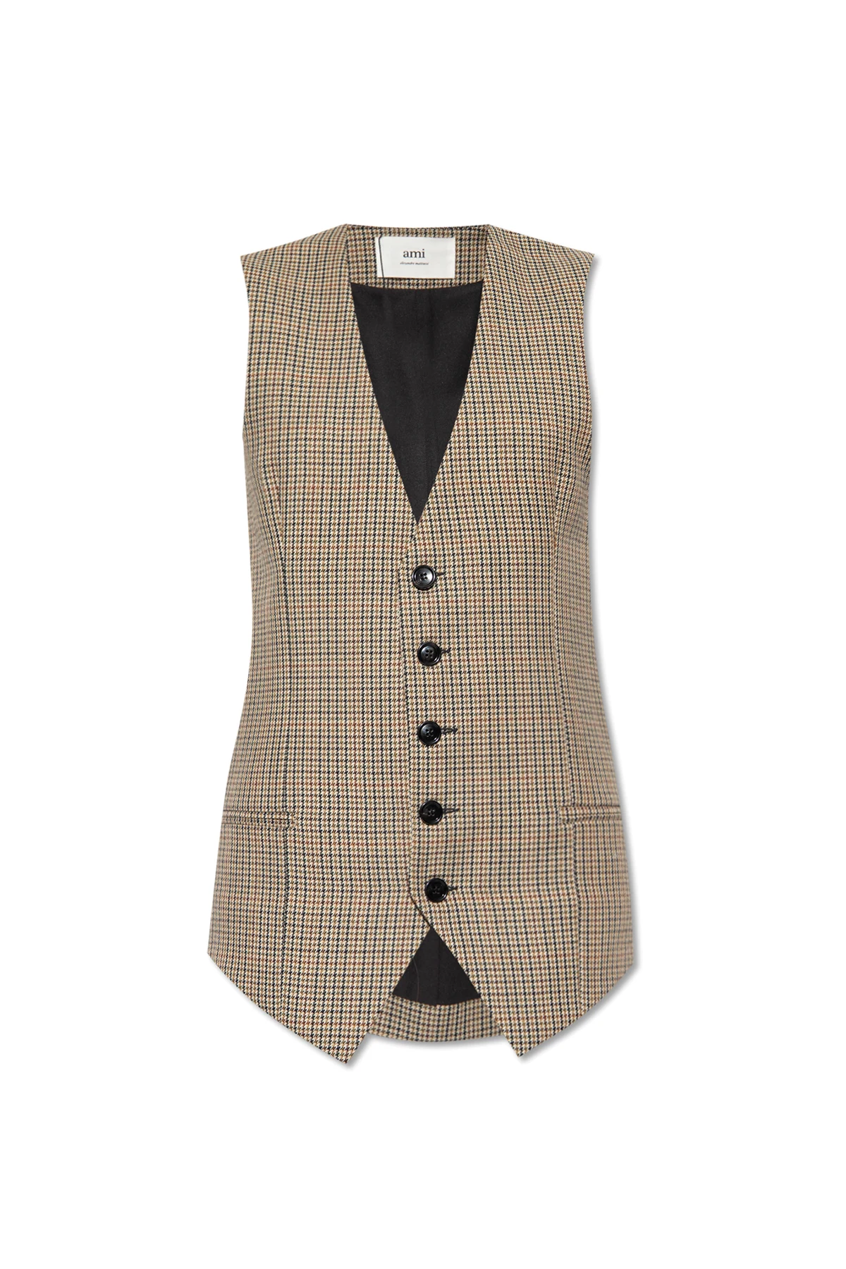 Houndstooth vest