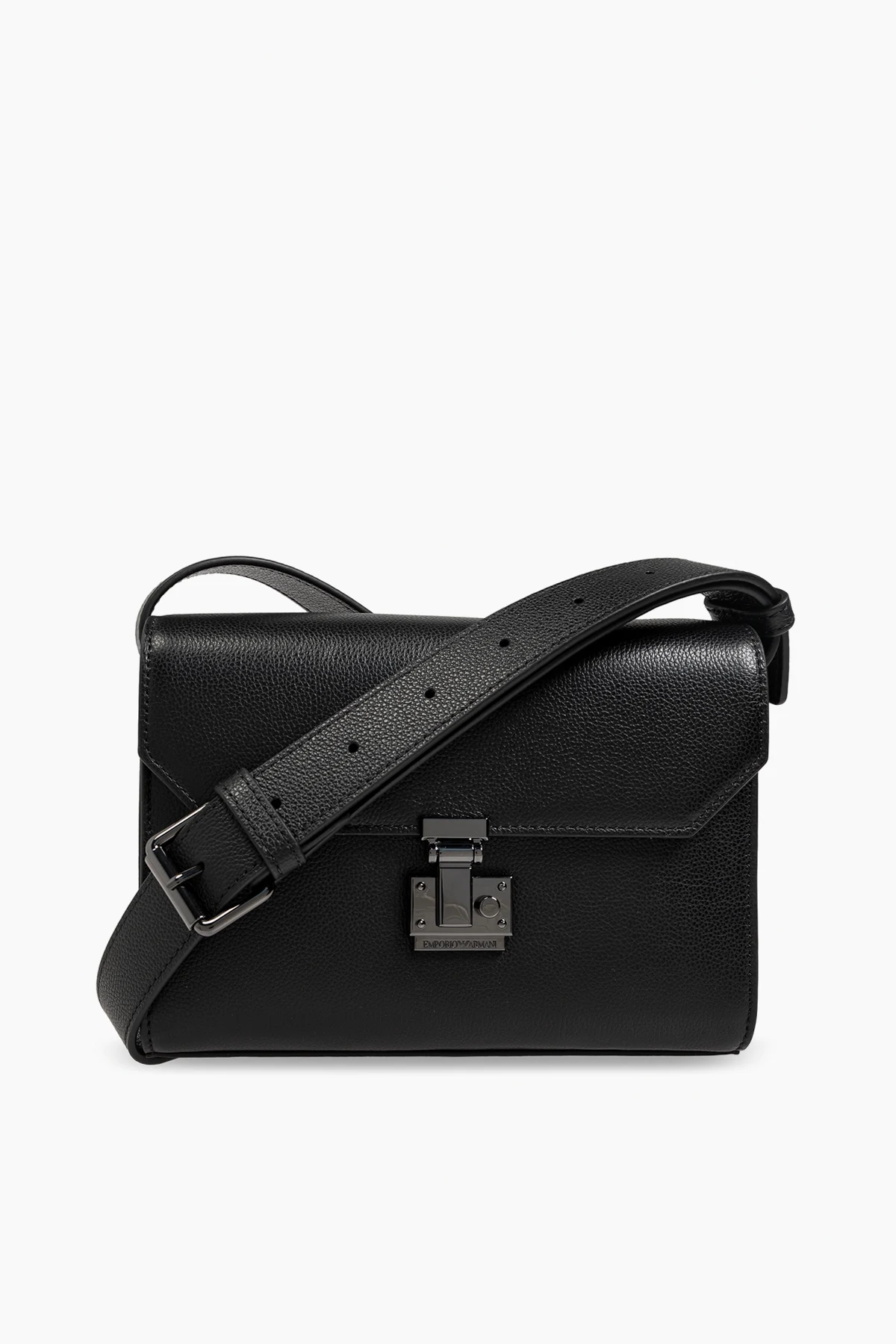 Leather shoulder bag