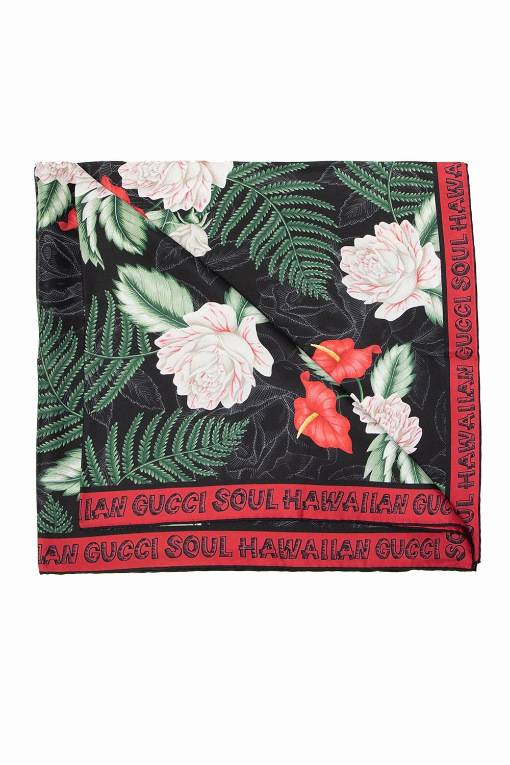 Silk scarf with logo