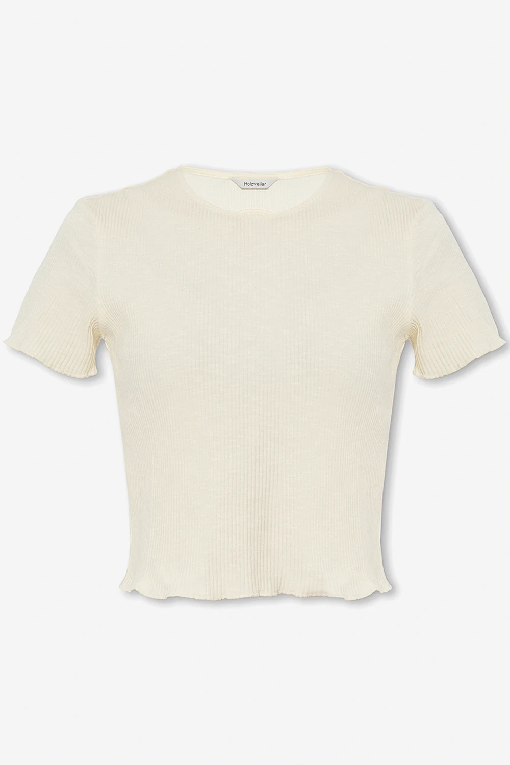 'Tree' ribbed top