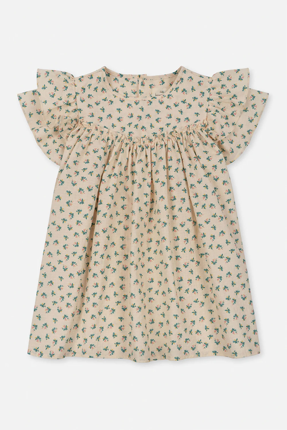 Dress with floral motif