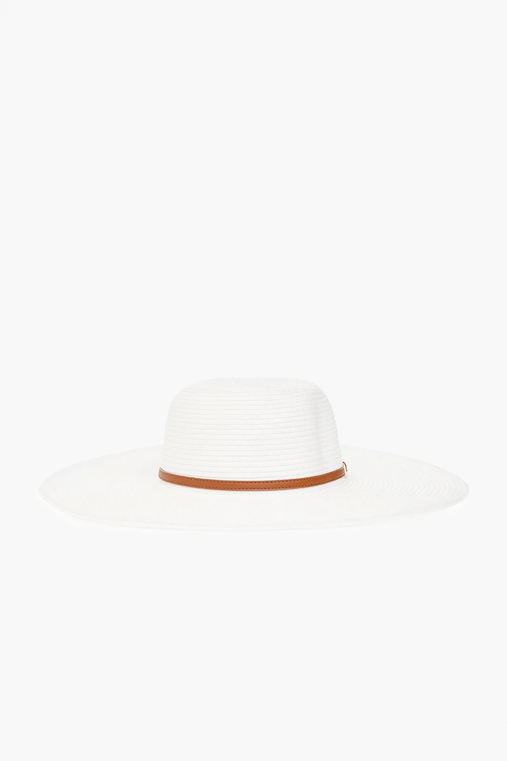 WHITE ‘Jemima’ wide brim hat