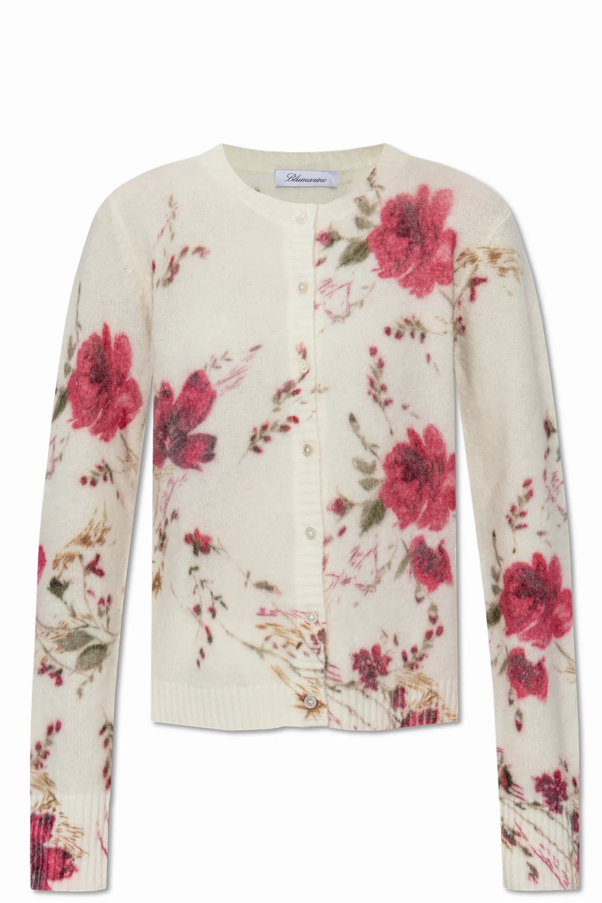 Cardigan mit Blumenmotiv