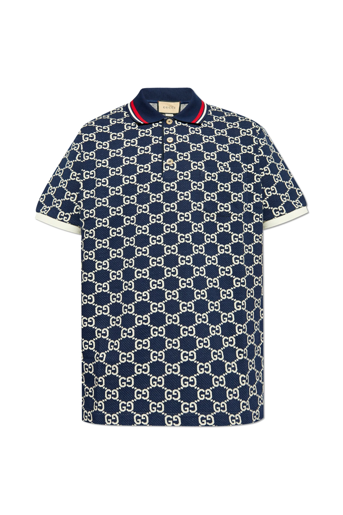 Polo mit `GG` Muster