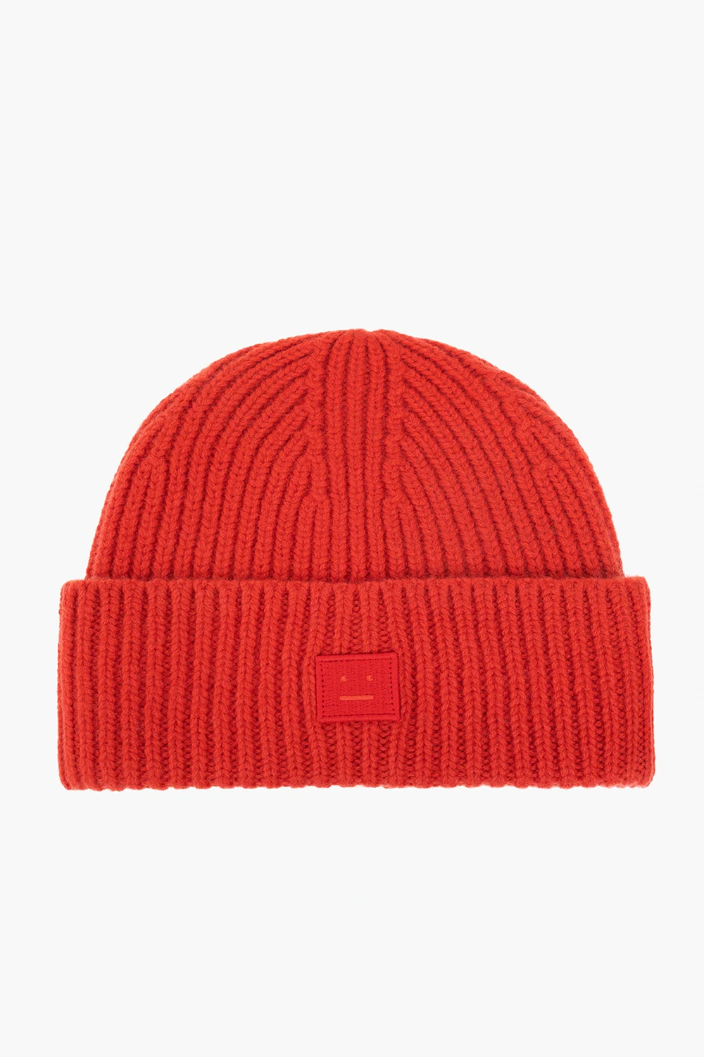 Wool beanie with logo
