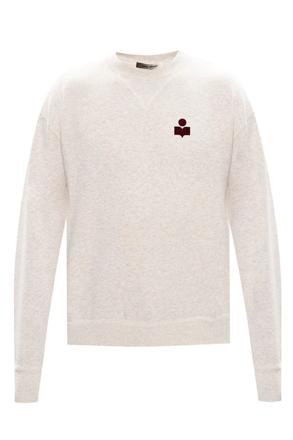 Sweatshirt with velvet logo
