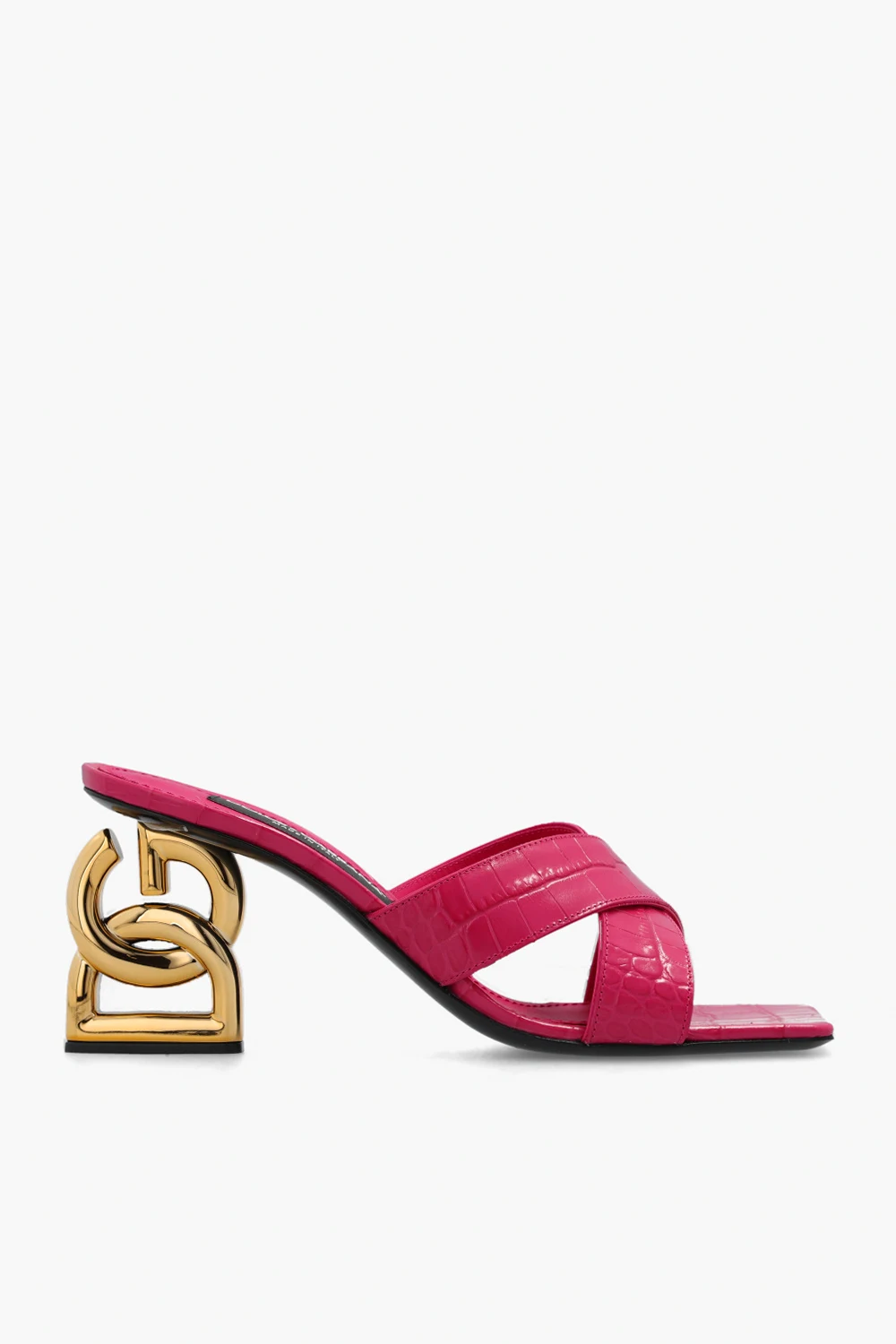 ‘Pop’ heeled mules