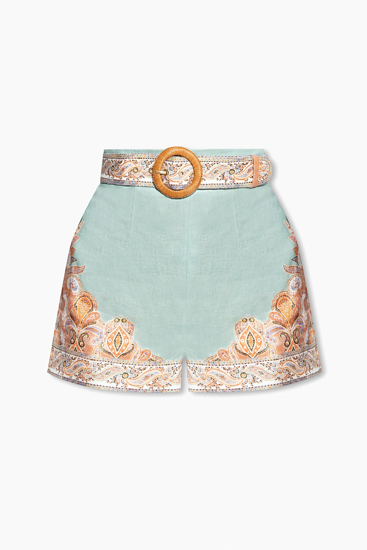 High-waisted shorts