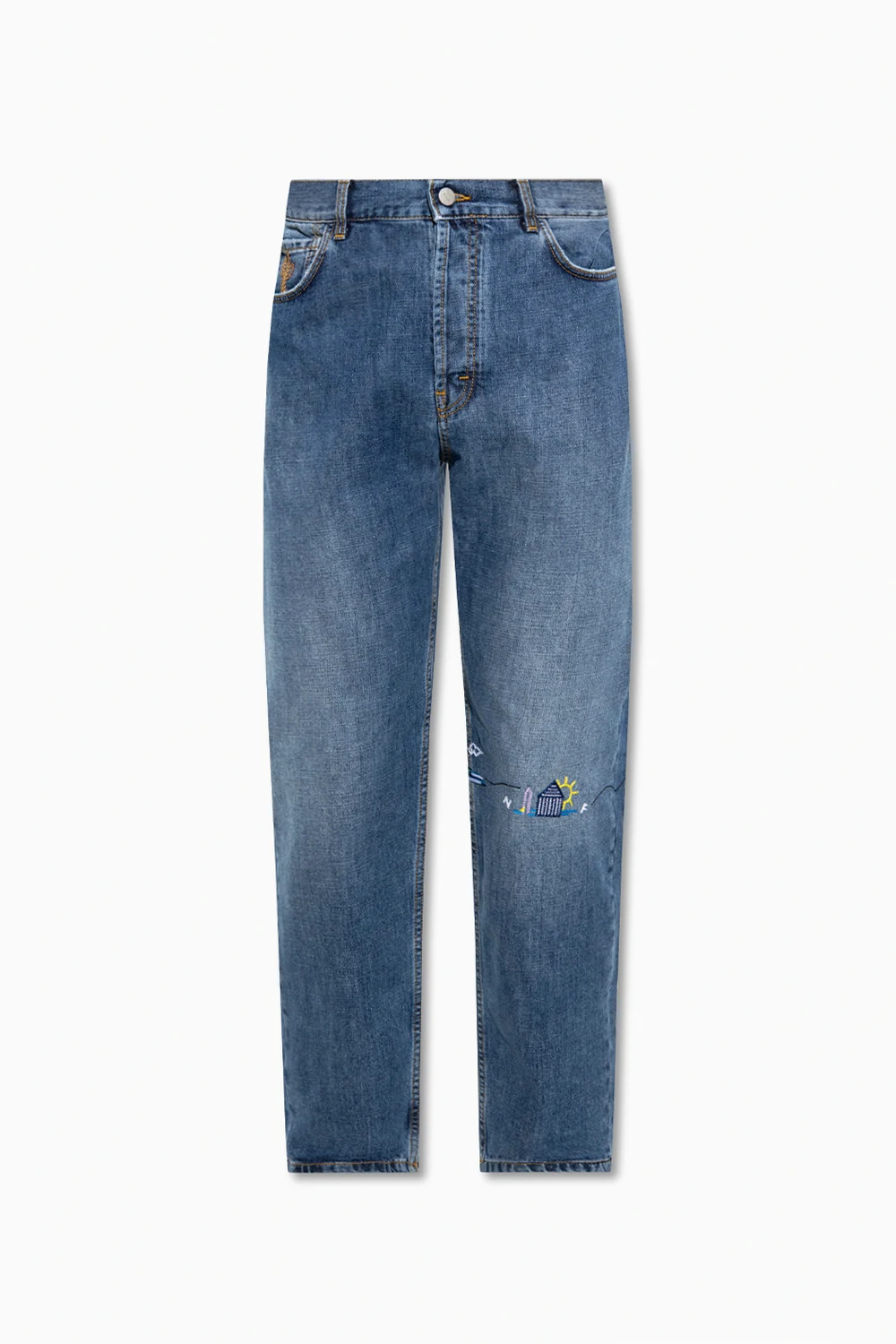 Embroidered jeans