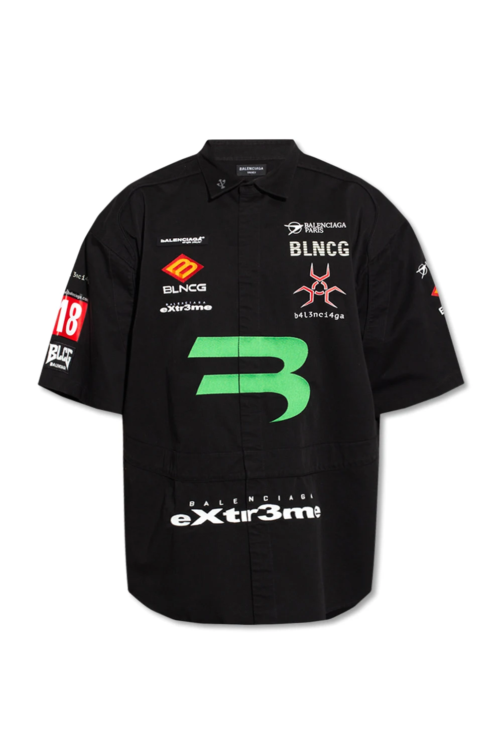 Shirt with patches