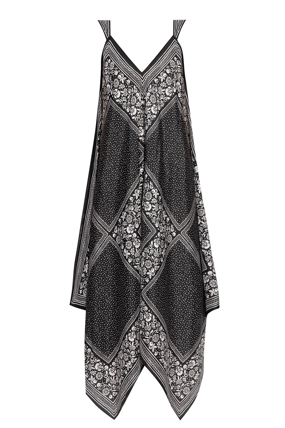 Silk beach dress