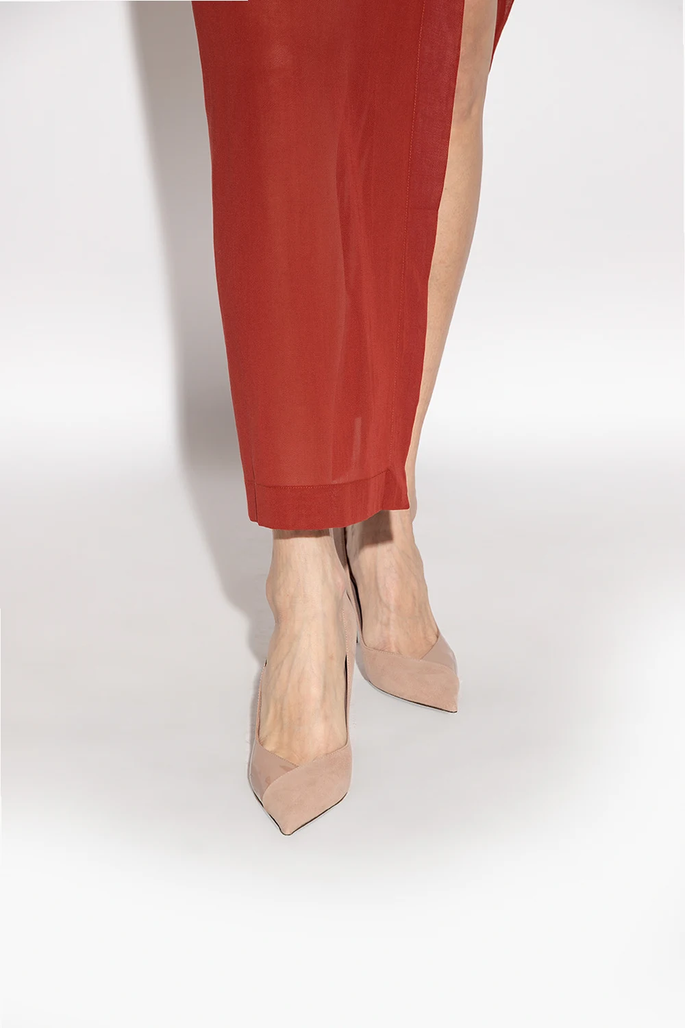 ‘Cass’ leather stiletto pumps