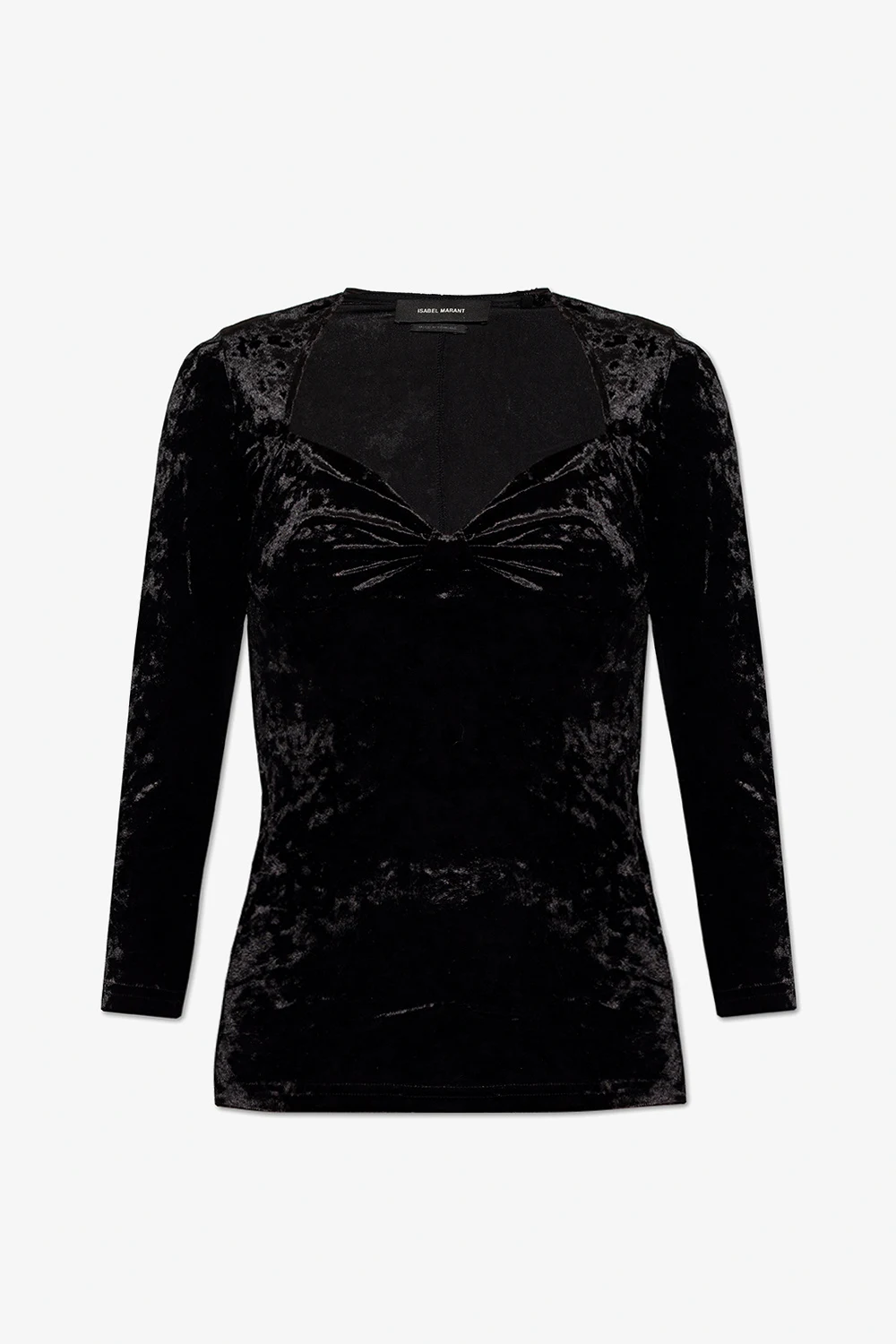 ‘Gubaia’ velour top
