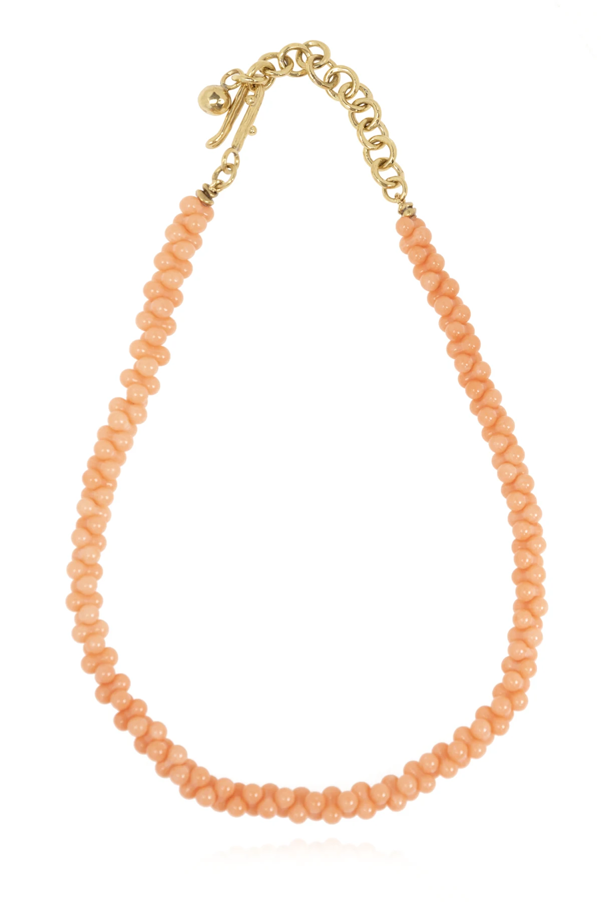 ORANGE Coral 'Bubble' Necklace