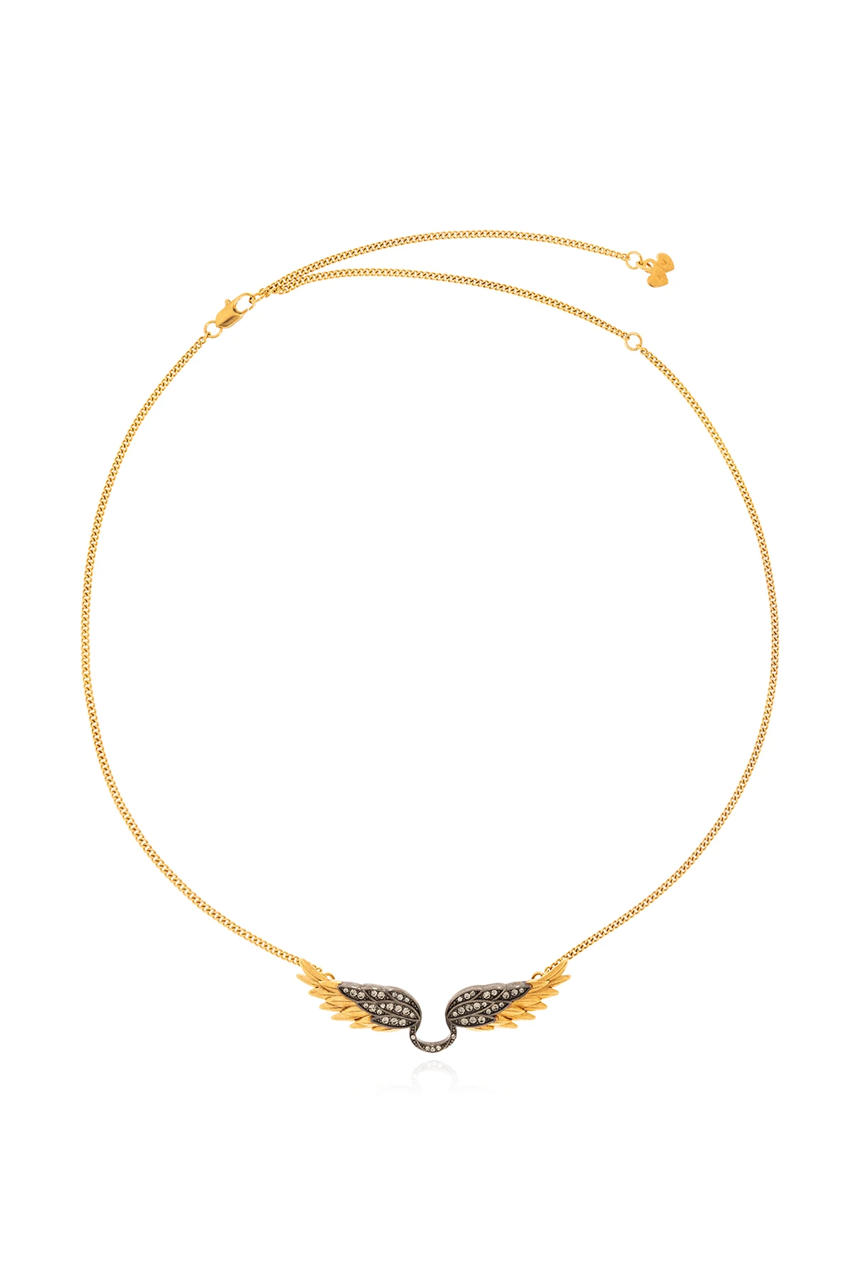 Necklace with logo charm