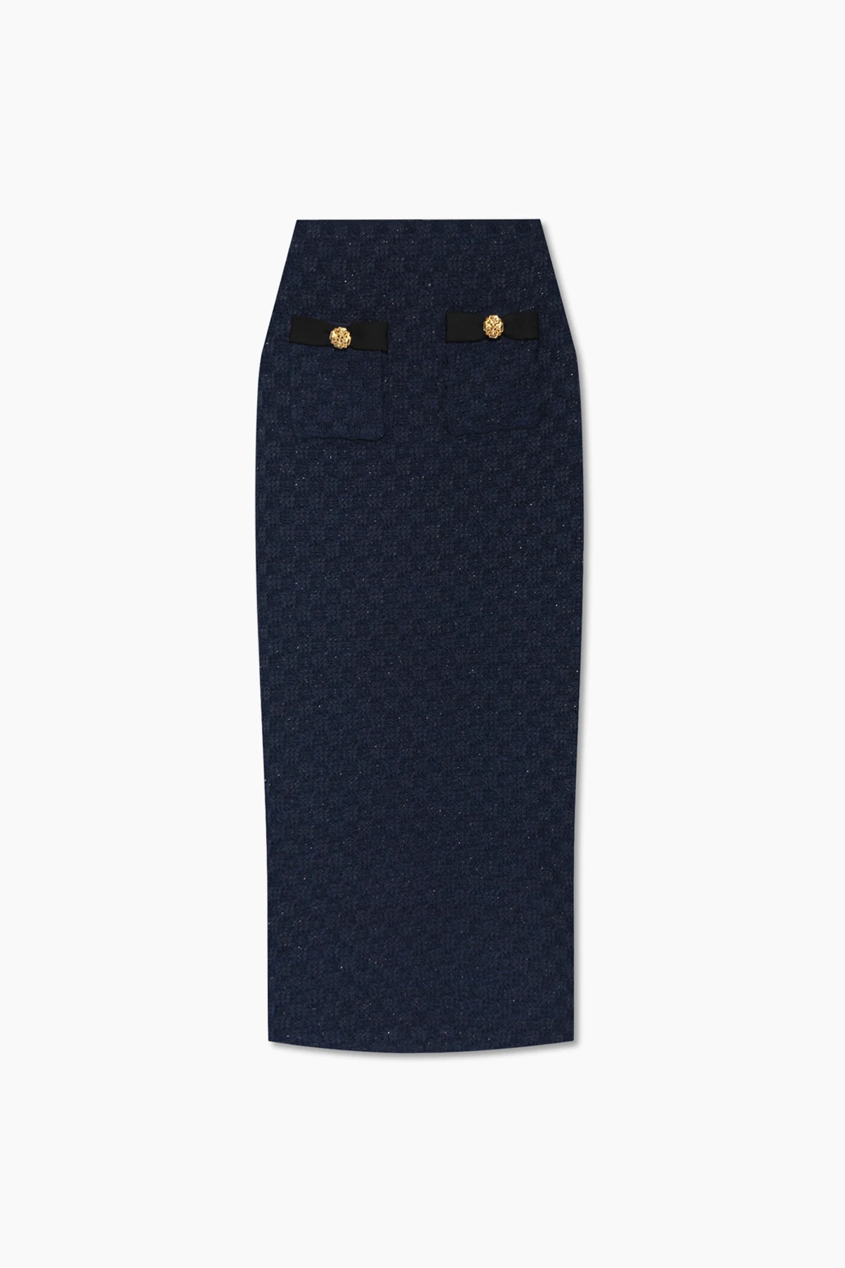 Skirt with lurex yarn