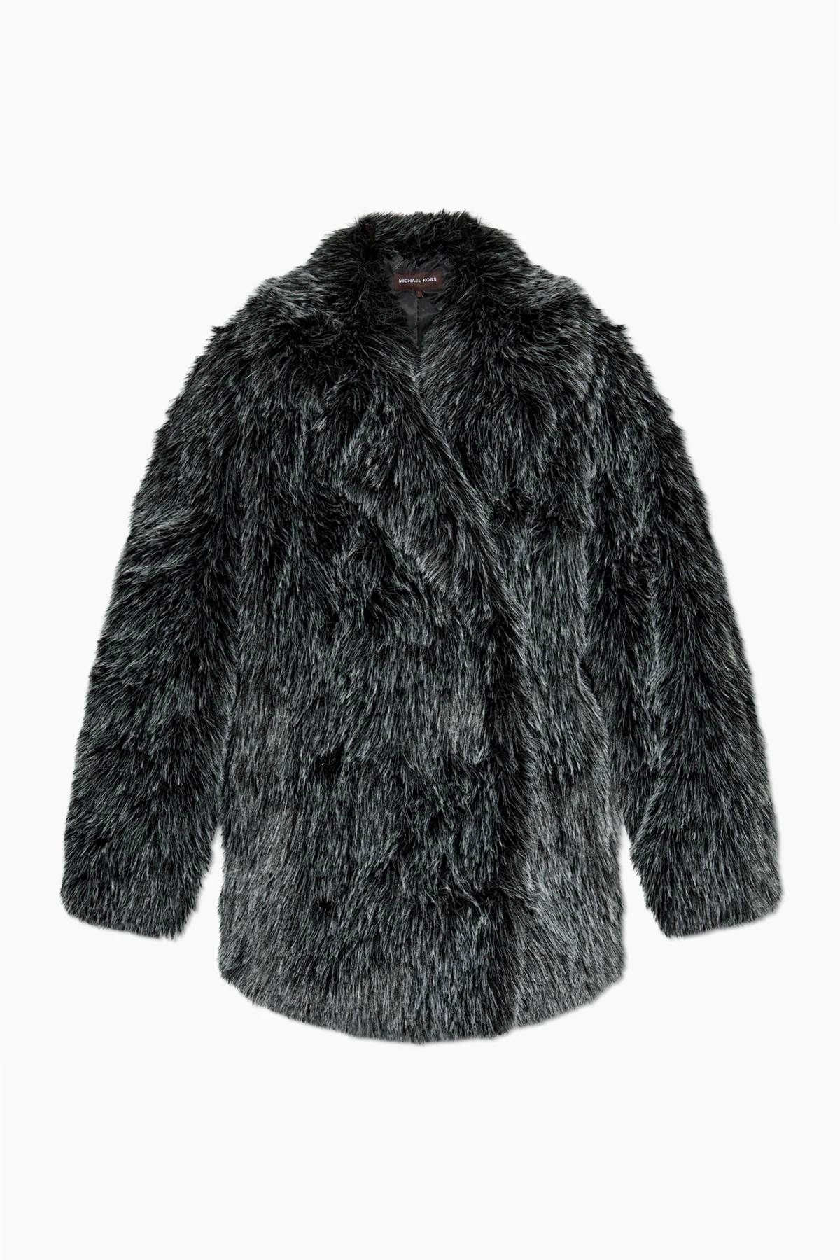 GREY Faux fur coat