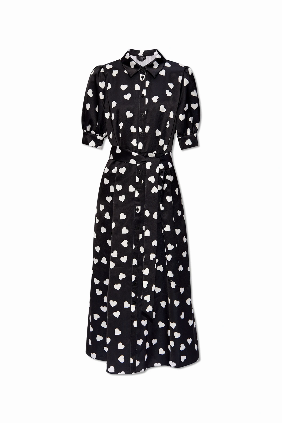 Dress with motif of hearts
