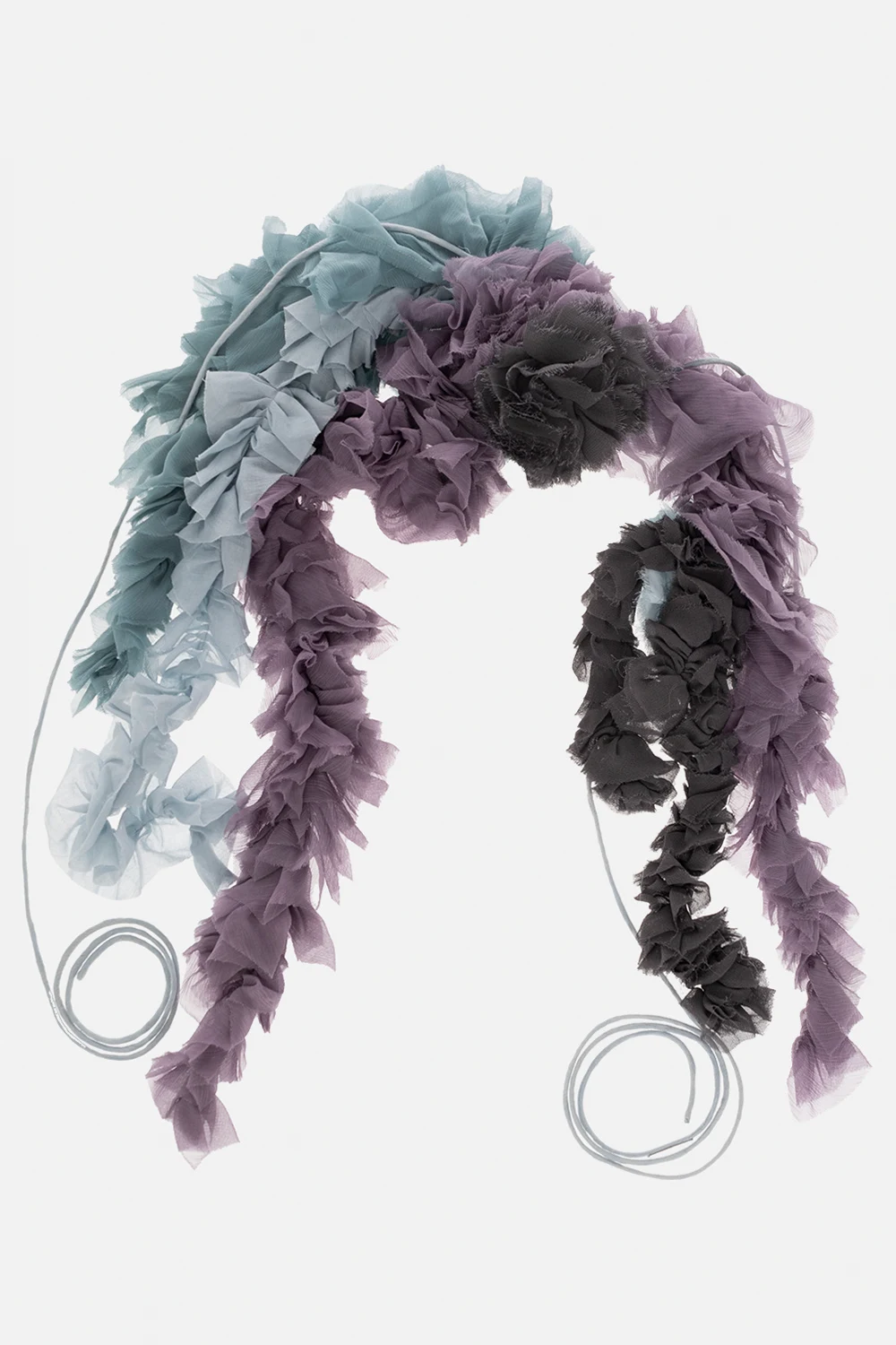 Ruffled scarf
