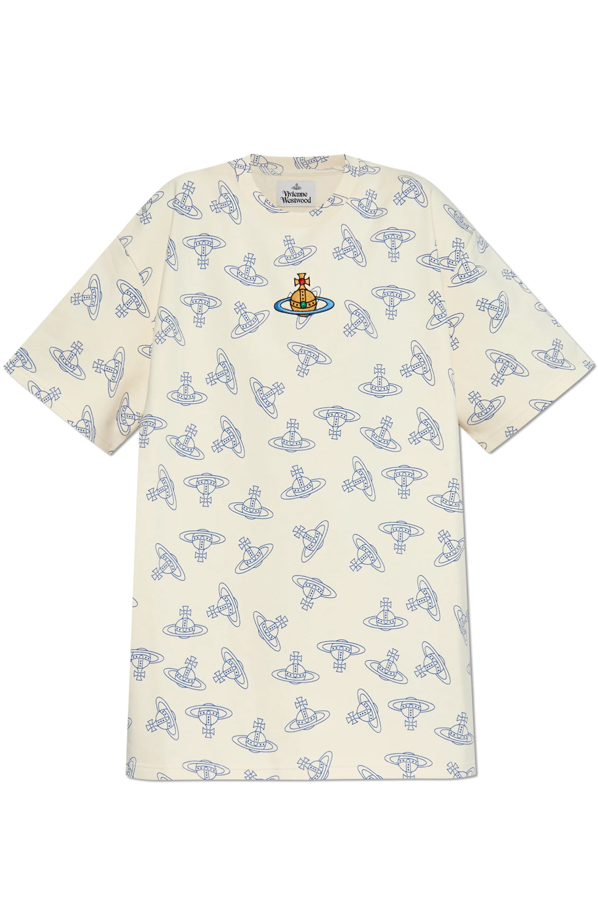 T-shirt z logo typu ‘oversize’