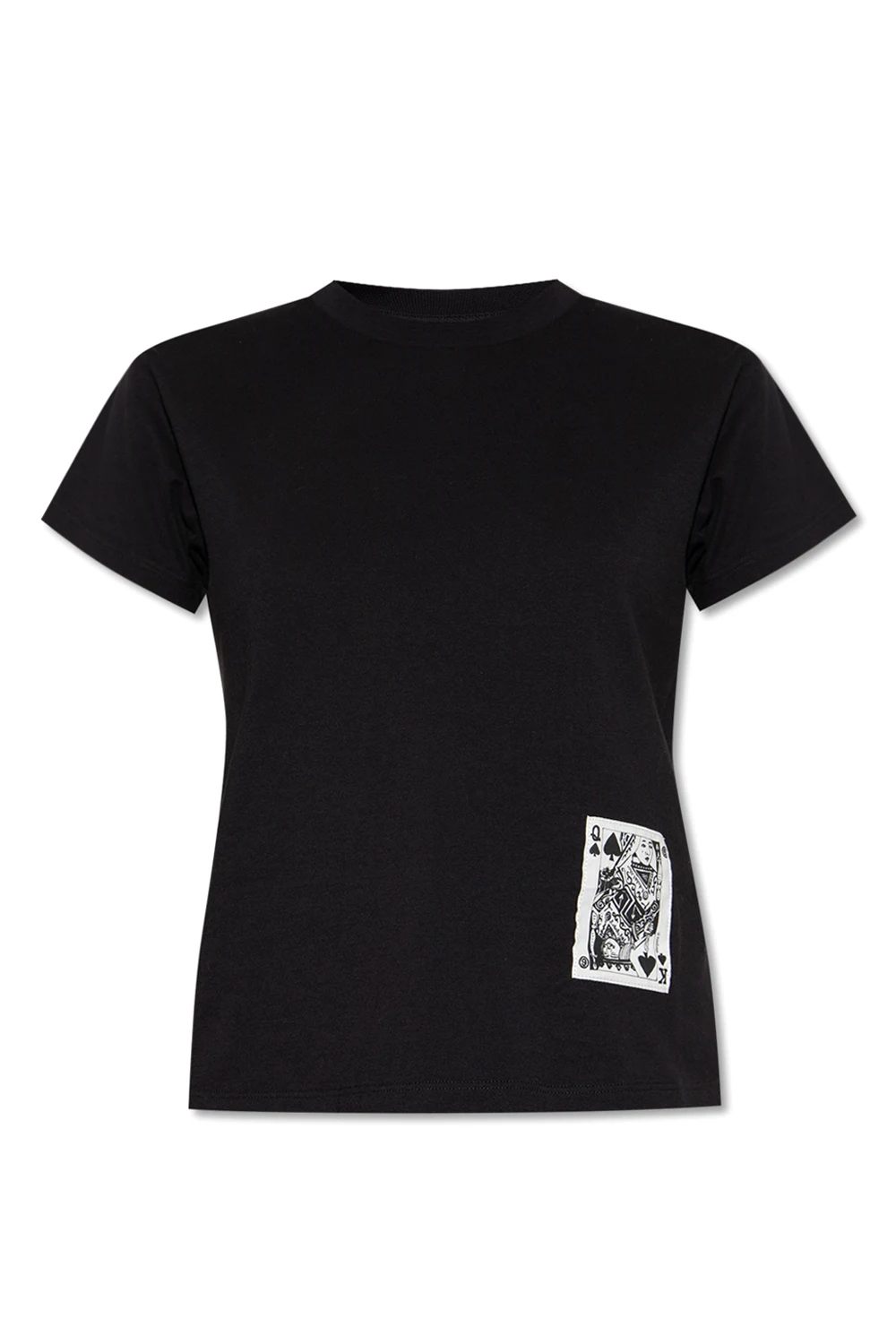 T-shirt z naszywką