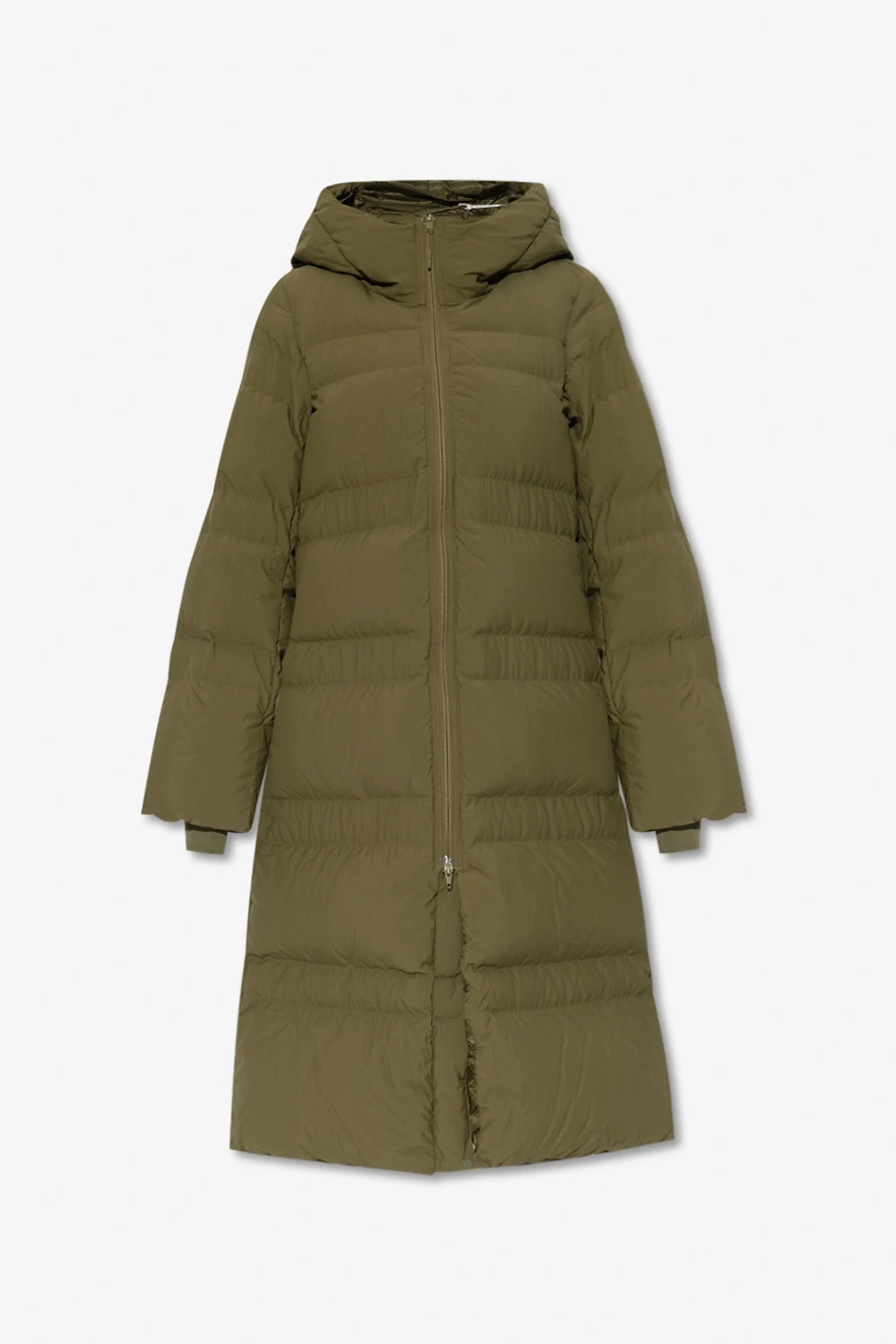 Hooded down jacket